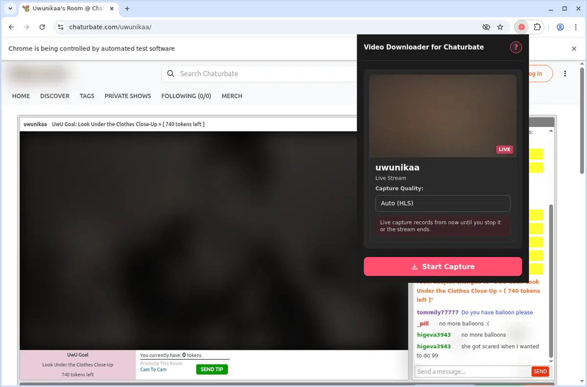 Chaturbate Video Downloader screenshot 5