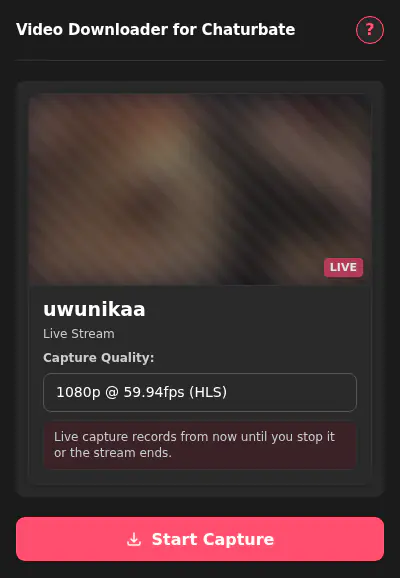 Chaturbate Video Downloader screenshot 6